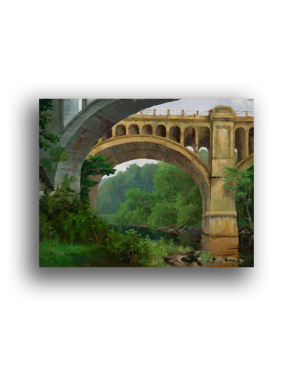 New and Old Arches Over the Falls